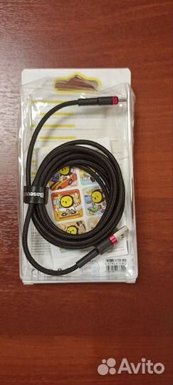 Кабель Usb Type C Baseus для зарядки телефона, 2м