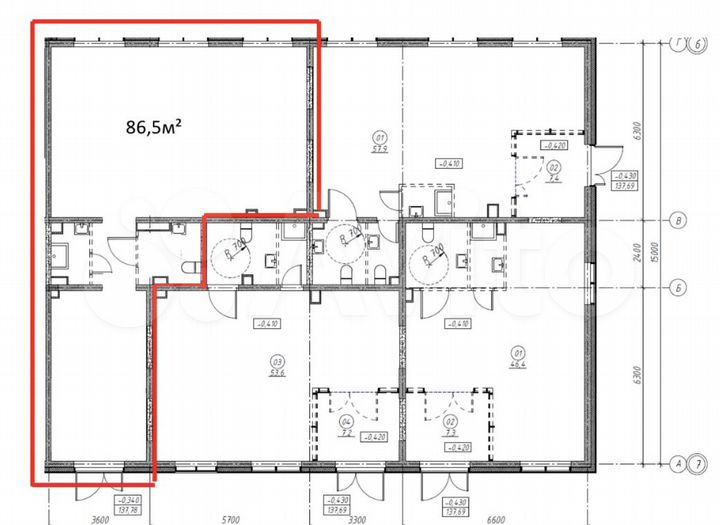 Торговая площадь, 86.5 м²