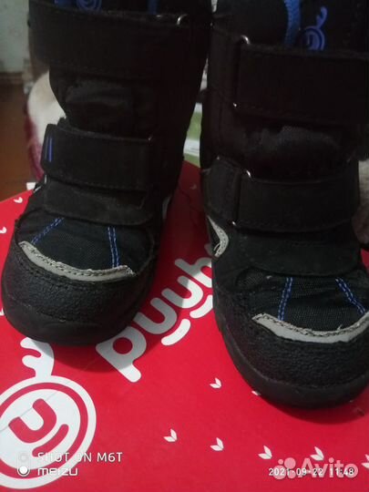 2 пары обуви. Кеды Zara, зимние ботиночки Puuhtu