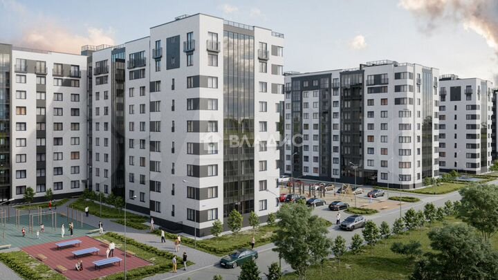 2-к. квартира, 62,3 м², 3/9 эт.
