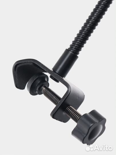 Поп-фильтр для микрофона Двухслойный 135 мм на шее