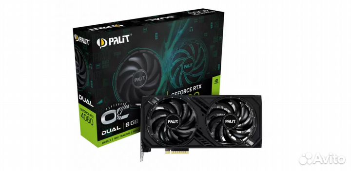 Видеокарта Palit nvidia GeForce RTX 4060 dual