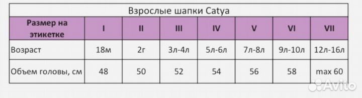 Catya V шапка хлопок