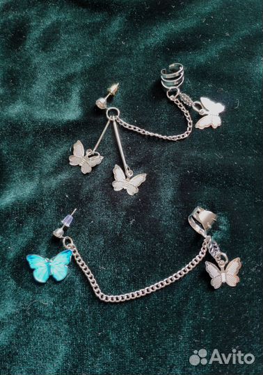 Серьги бижутерия