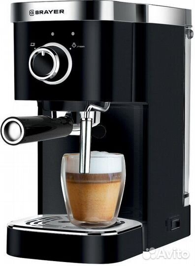Кофеварка рожковая brayer BR1100