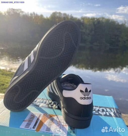 Кроссовки Adidas superstar black оригинал (Арт.292