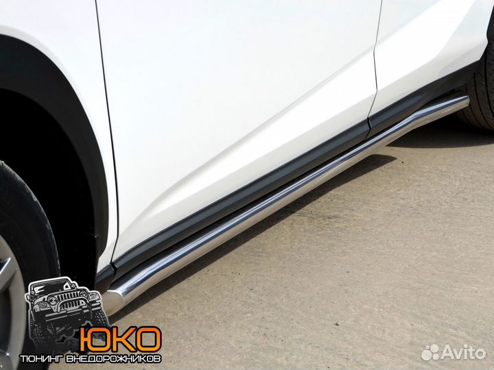 Защита порогов Lexus NX200/NX300