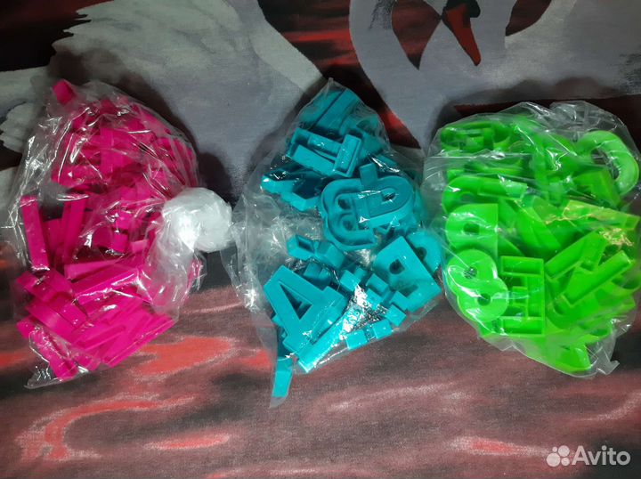 Набор для творчества и развития азбука и мозаика