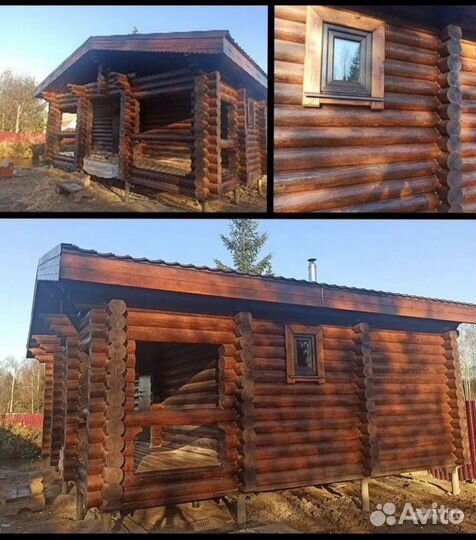 Бригада строителей срубы кровля