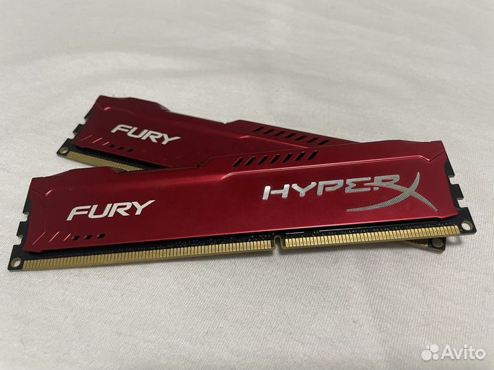 Оперативная память hyperx fury ddr3 4гб
