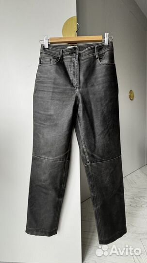 Кожаные брюки lime