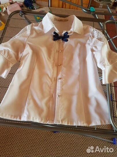 Блузка школьная рост 134