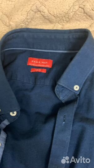 Две рубашки. Фирмы : Zara, Tom tailor