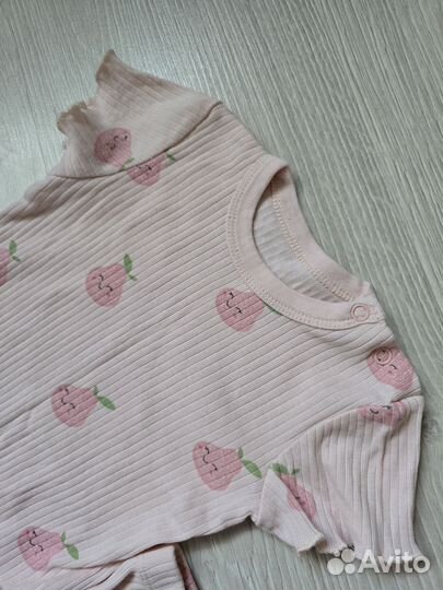 Костюм для девочки - боди и шортики 68