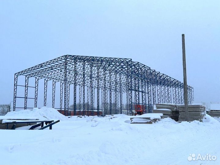 Ангар металлический каркас