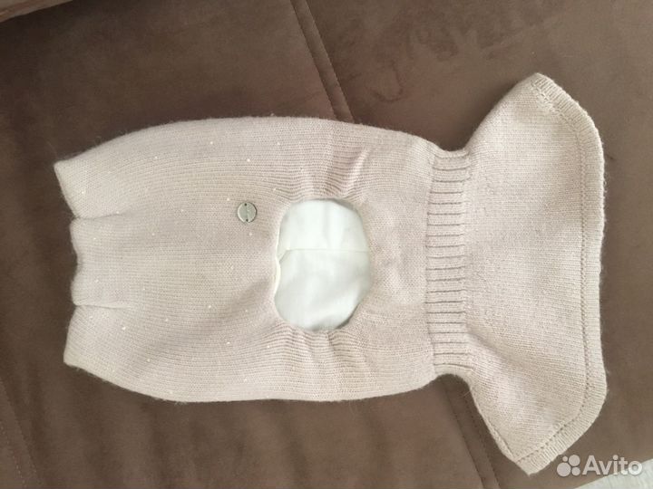 Шапка шлем для девочки 52 54