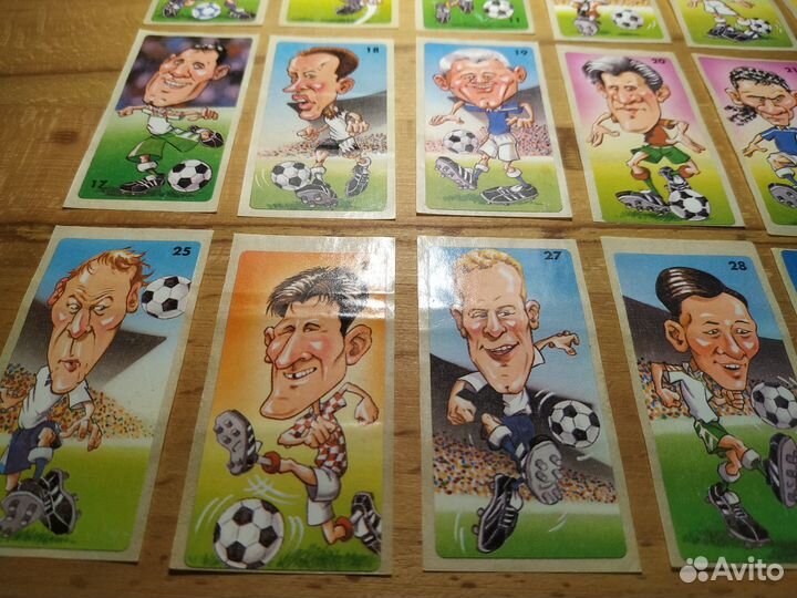 Наклейки от жвачки. Euro-Football (Dunkin)