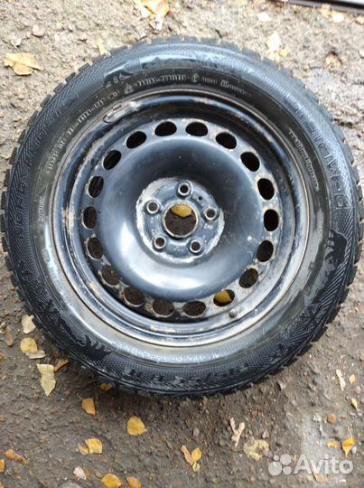 Колесо и шина 215/55 R16 nord frost5, цо57 юж эх