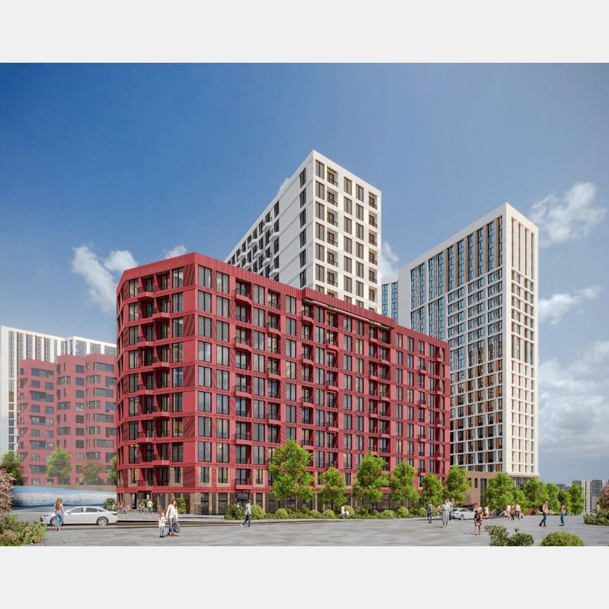 1-к. квартира, 33,3 м², 20/22 эт.