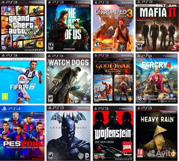 100 игр для Playstation 3/PS3