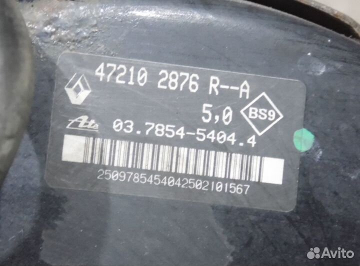 Вакумный усилитель тормозов Рено Дастер