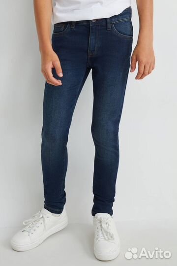 Джинсы скинни для мальчика C&A 140