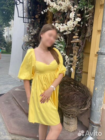 Яркое летнее платье 42-44 размер