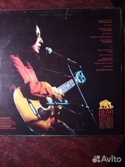 Виниловая пластинка Joan Baez LP 1978