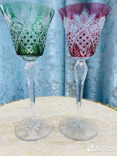 Хрустальные бокалы St Louis Франция