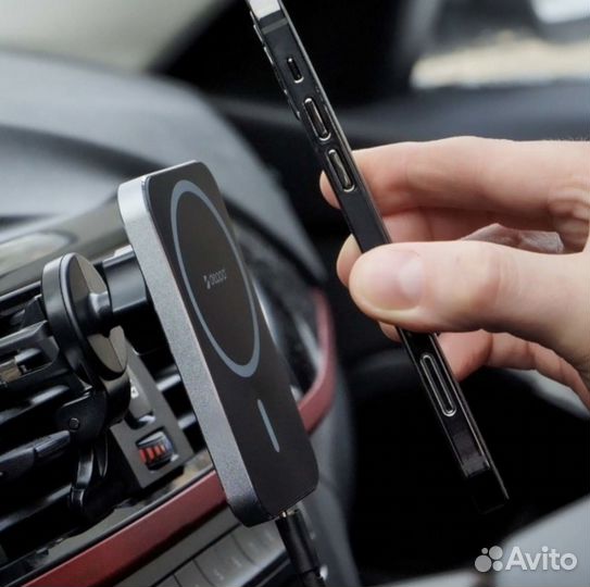 Автомобильное зарядное Deppa Mage Safe Qi