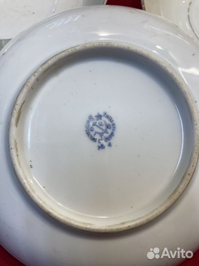 Блюдца старинные 3 шт