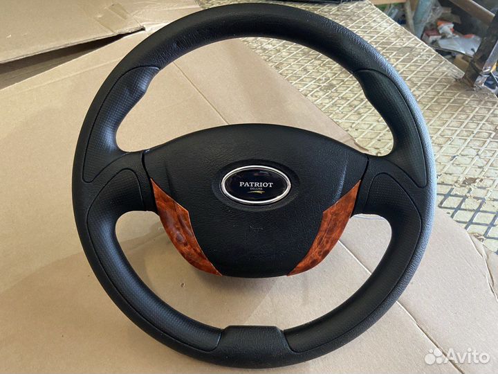 Руль УАЗ Патриот (под дерево) Делюкс