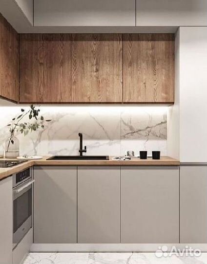 Белый кухонный гарнитур