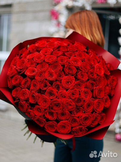 31 51 71 шт букет из красных роз доставка Динская