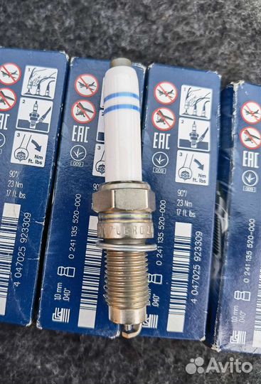 Свечи зажигани bosch Y7lER02 volkswagen Skoda 1.6