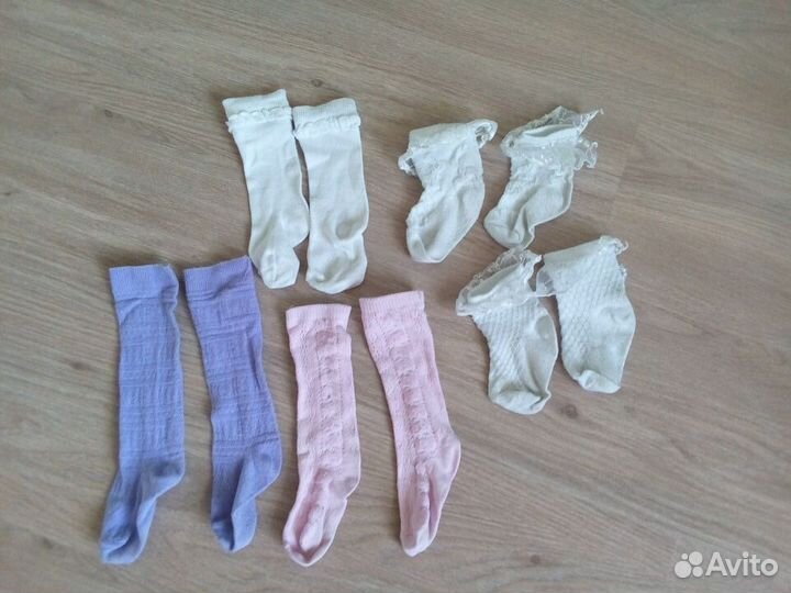 Носки, гольфы, пинетки, царапки и колготки