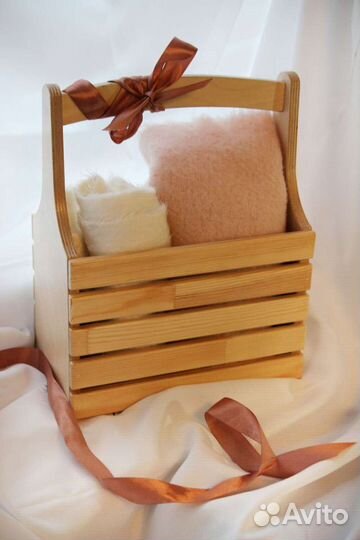 Деревянный ящик / упаковка для подарка