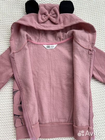 Теплый костюм для девочки hm 92 104 110
