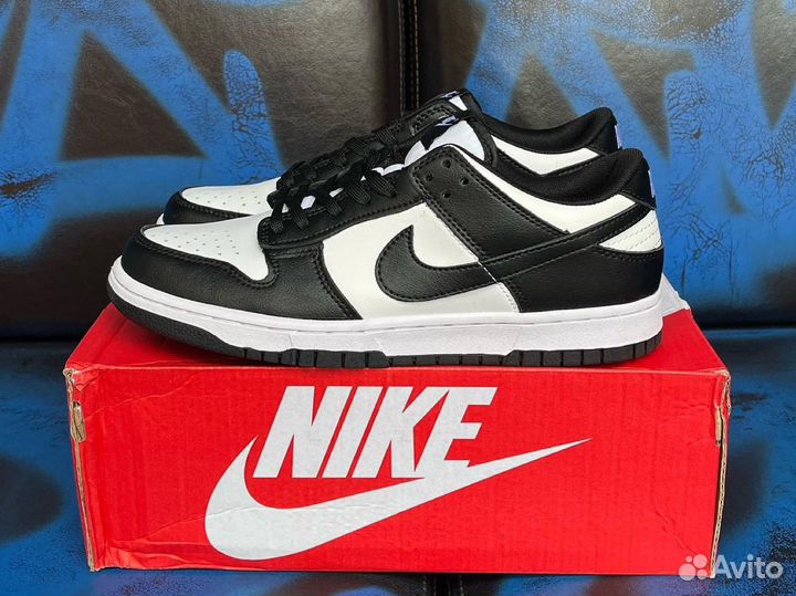 Кроссовки Nike SB Dunk Low White Black