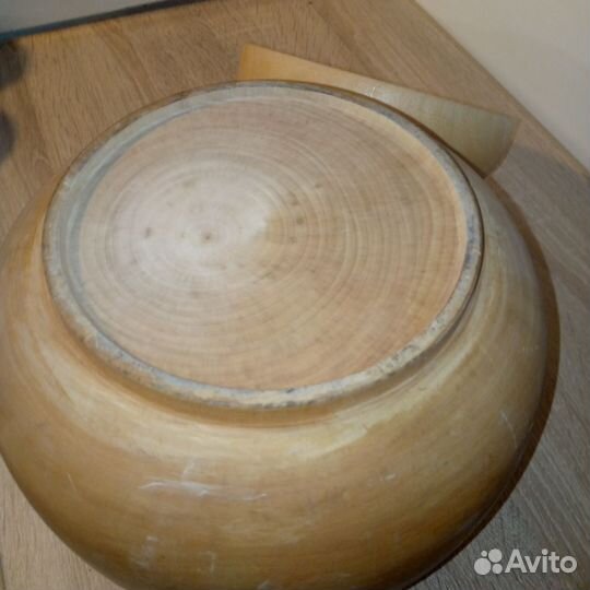 Горшок деревянный