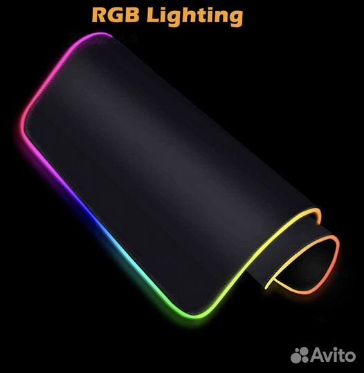 Коврик для мыши и клавиатуры с подсветкой