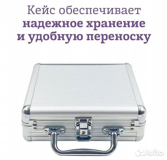 Набор для покера Royal flush 100 фишек в чемодане