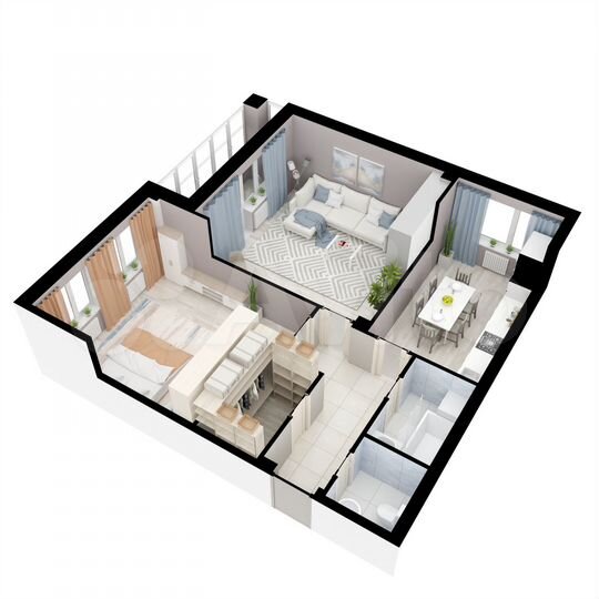 2-к. квартира, 73 м², 11/16 эт.