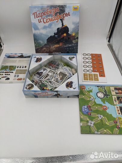 Настольная игра Паровозы и Семафоры