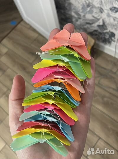 Бабочки на нитке, панно, занавес, штора из бабочек