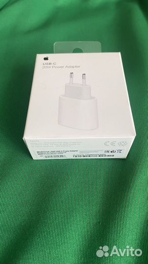 Быстрая зарядка apple usb c 20w блок питания