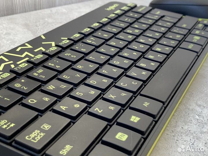 Клавиатура + Мышь Беспроводная Logitech Wireless C