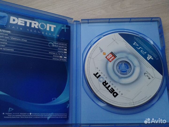 Detroit become human ps4 диск