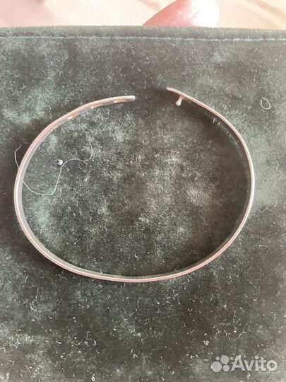 Браслет каркасный серебро