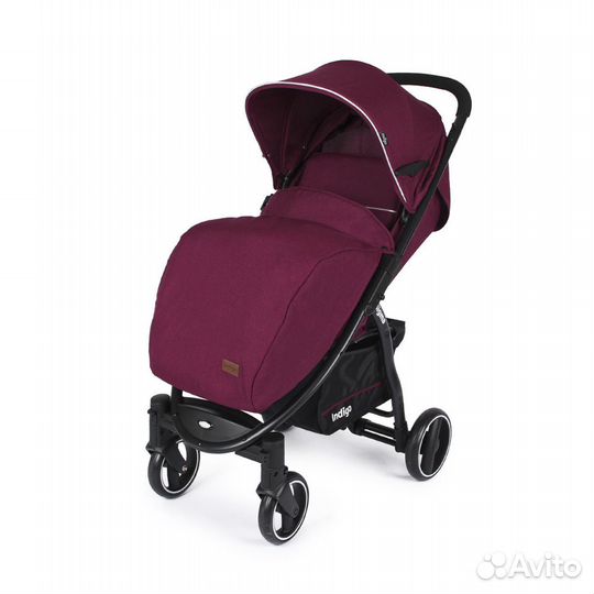 Коляска прогулочная Indigo sigma бордовый